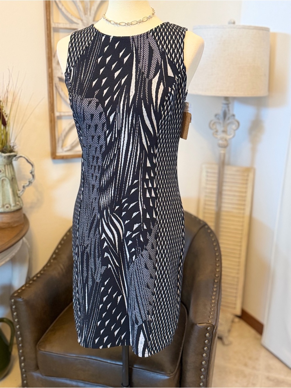 Textured Sheath Dress